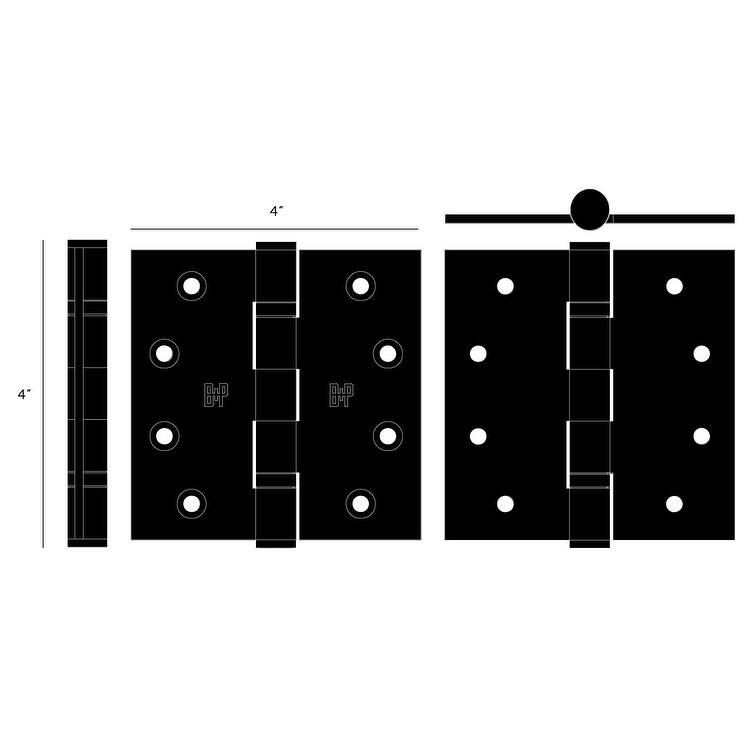 Buster + Punch NHG-591857 Pair of (2) - 4" x 4" Designer Ball Bearing