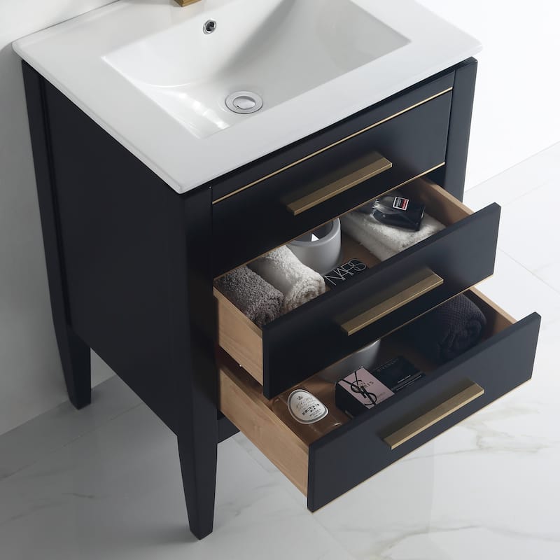Ayer 24" Single Bathroom Vanity Set - 18D x 24W x 34H