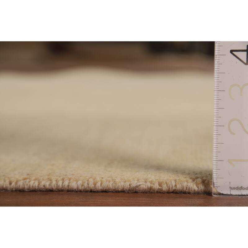 Gabbeh Modern Area Rug Hand-Knotted Wool Carpet - 6'2"x 9'8"