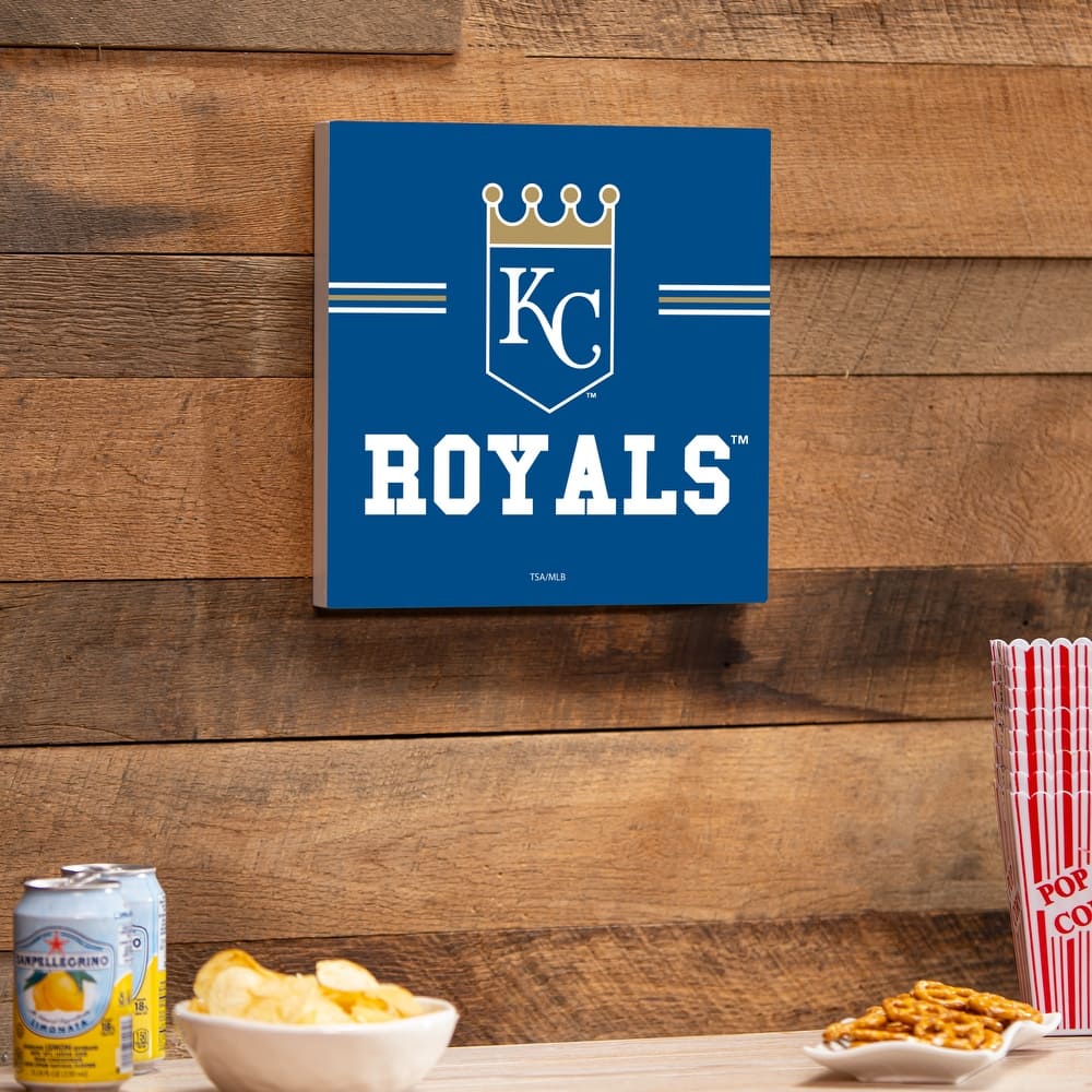 Kansas City Royals Wooden Door Decor Wall Sign - Multi-Color