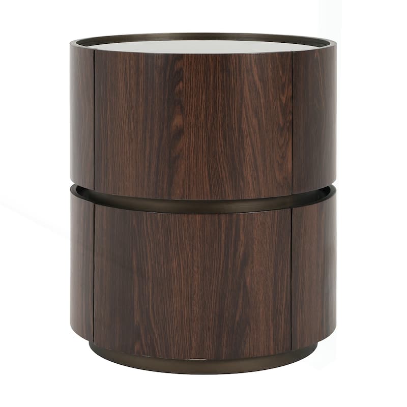 Chic Double-Layer Storage Side Table with Modern Design for Versatile Use