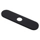preview thumbnail 8 of 30, WOWOW Stainless Steel Kitchen Sink Faucet Hole Cover Deck Plate Matte Black