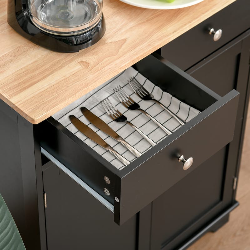HOMCOM Space-saving Kitchen Buffet Sideboard Pantry