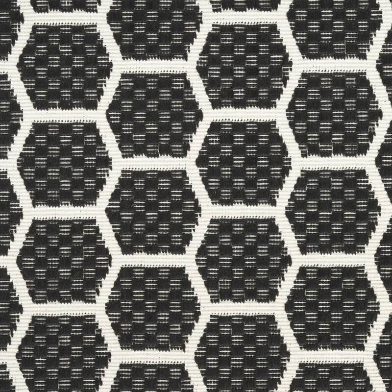 HomeRoots Geometric Modern Runner Outdoor Rug - 10' Runner