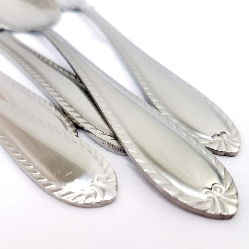 Uppingham Elite 55 Piece Ornate Handle Service For 8 Silverware Set