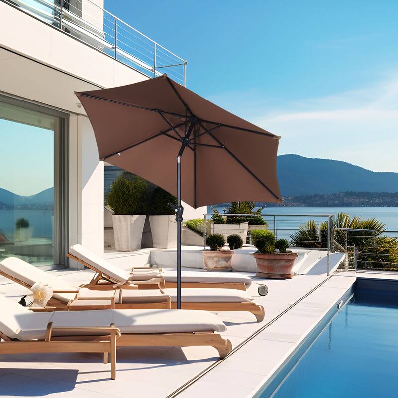 Ainfox Patio Umbrella Without Base for Garden Patio