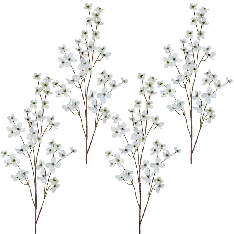 32" Spring Dogwood Spray Set of 4