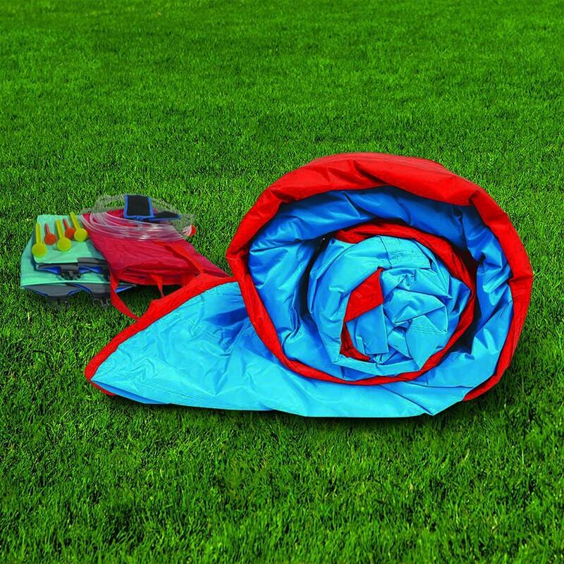 Banzai Slide N Soak Splash Park Inflatable Outdoor Kids Play Center (2 Pack) - 40.5