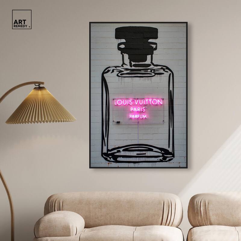 Parisian Parfum Pop Canvas by Art Remedy