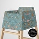 preview thumbnail 5 of 4, Sweet Jojo Designs Boho Wildflower Vintage Floral Girl 5 in 1 Baby Car Seat Nursing Cover Blue Orange Paisley Bohemian Farmhouse