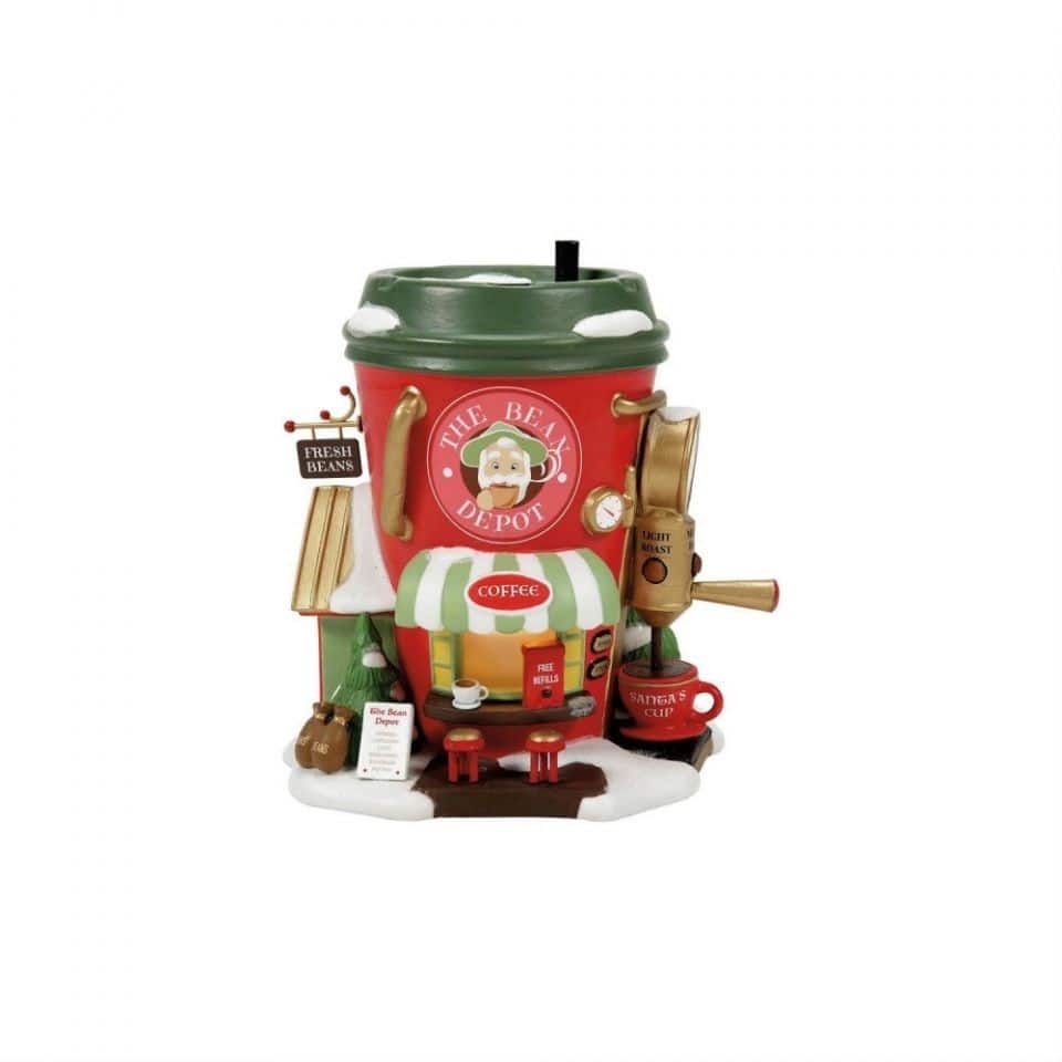 Department 56 North Pole Series Bean Depot Espresso Co. Lighted Building - 6014509