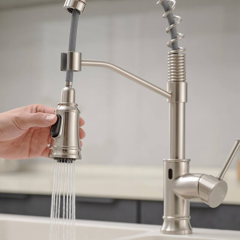 Topcraft Touchless Single Handle Pulldown Sprayer Kitchen Faucet