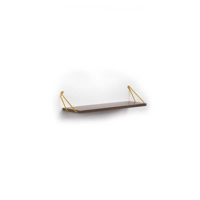 Altora Wood Base Modern Single Shelf