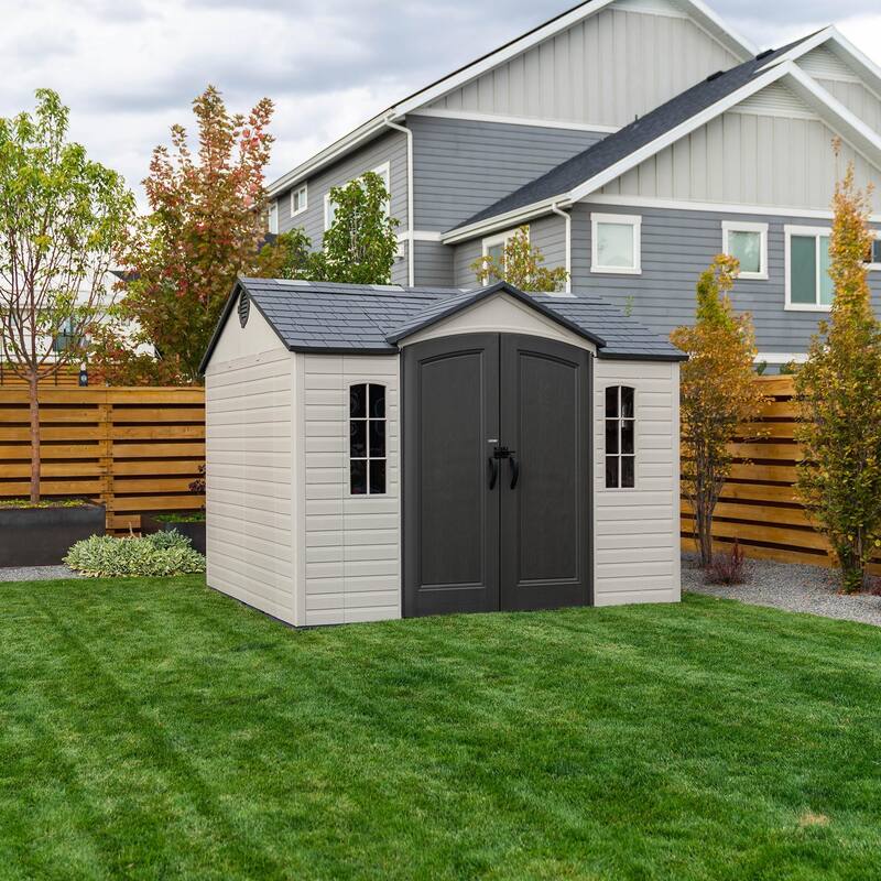 The Lifetime 10 ft. x 8 ft. Outdoor Storage Shed