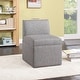 preview thumbnail 12 of 18, Dayla Modern Fabric Upholstered Caster Dining Chair by Greyson Living