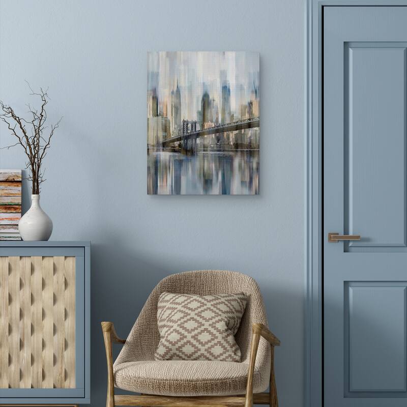 Hudson River Blur by Paul Duncan Canvas Art Print