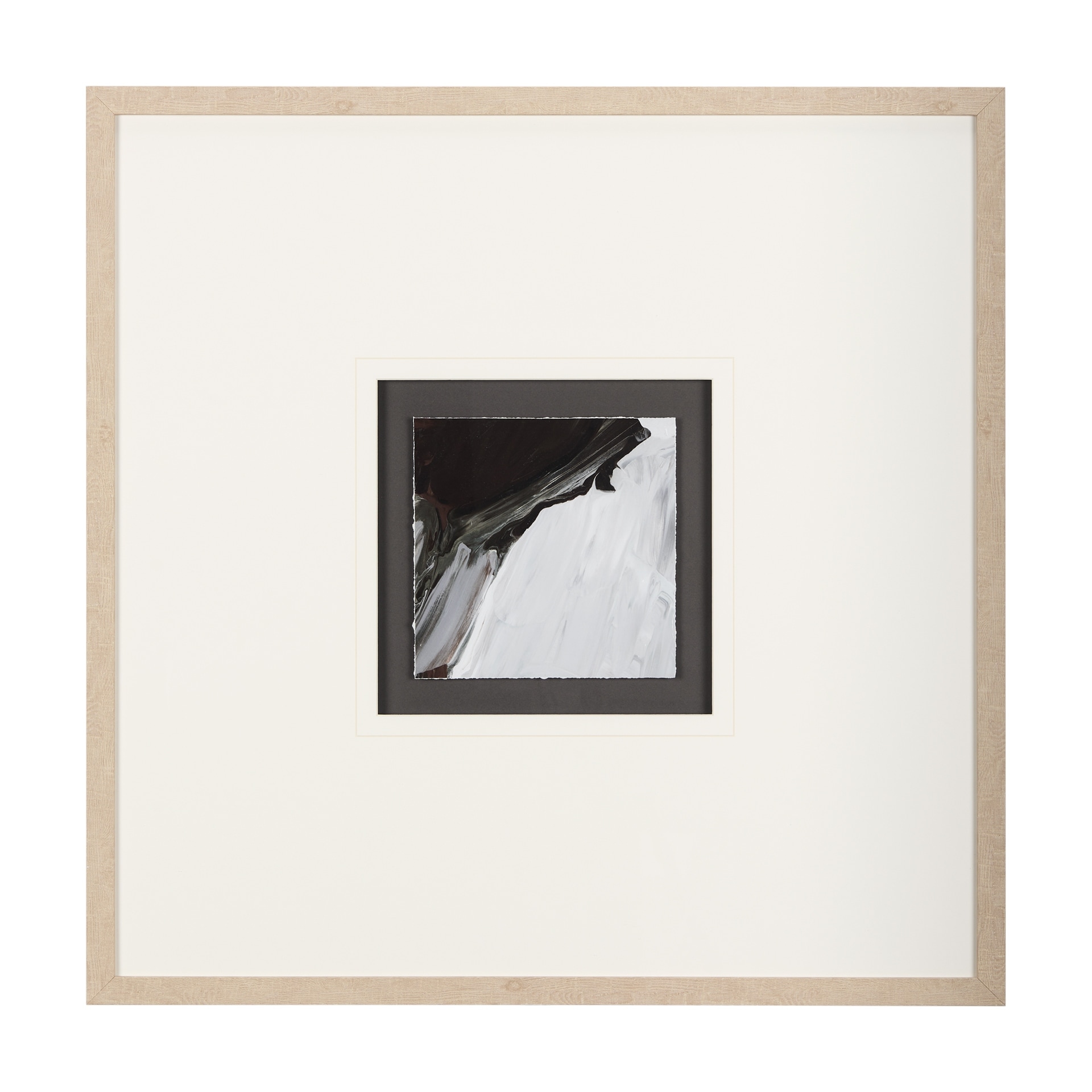 Harmonic V by Mercana Studio a Hand Embellished Textured Framed Art Print Matted under Glass