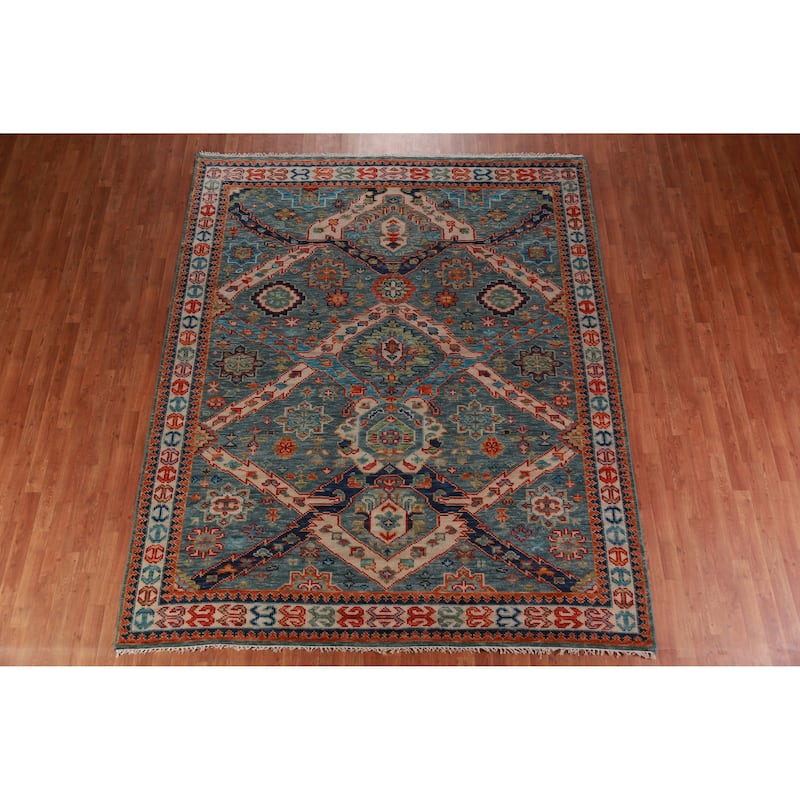 Oushak Oriental Area Rug Handmade Wool Carpet - 8'2" x 9'10"