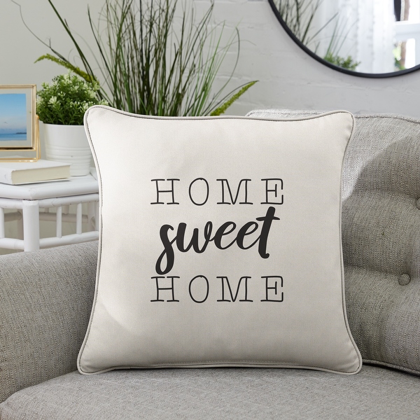 Home sweet shop home outdoor pillow