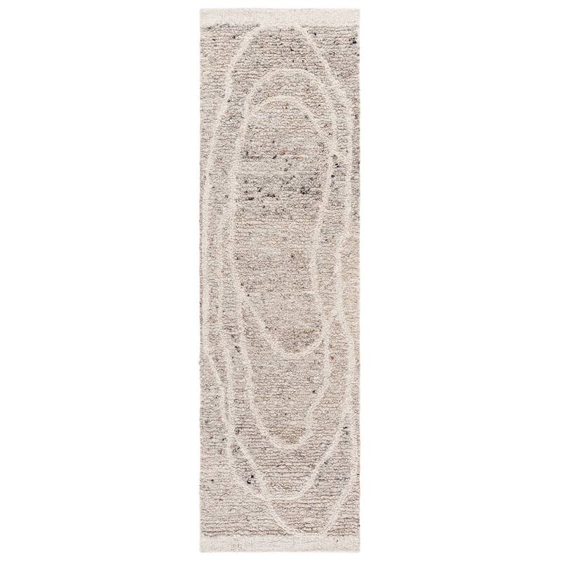 SAFAVIEH Handmade Natura Adarsh Transitional Wool Rug - Ivory/Beige - 2'3" x 8' Runner