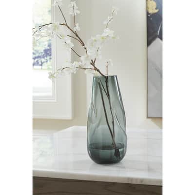 Signature Design by Ashley Beamund Teal Blue Vase