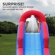 preview thumbnail 4 of 14, Sunny & Fun Compact Inflatable Water Slide Park with Climbing Wall, Slide & Small Pool