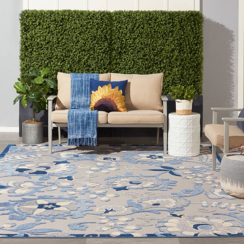 Copper Grove Alyssum Multicolor Indoor/Outdoor Rug.