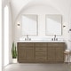 preview thumbnail 84 of 119, Lexora Abbey Bath Vanity and Carrara Marble Top