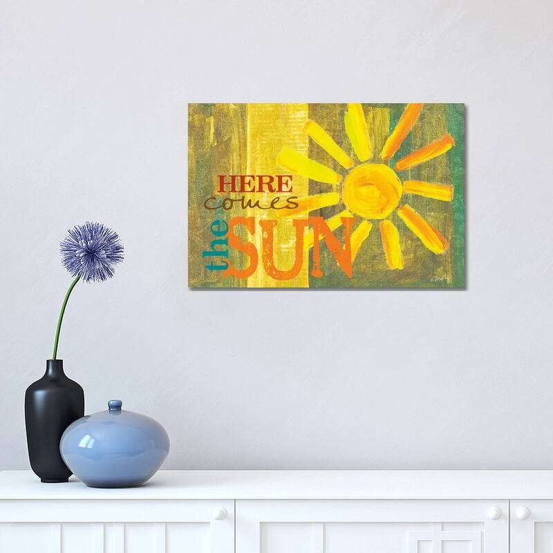 iCanvas "Here Comes the Sun" by Misty Michelle Canvas Print - 12x18x1.5