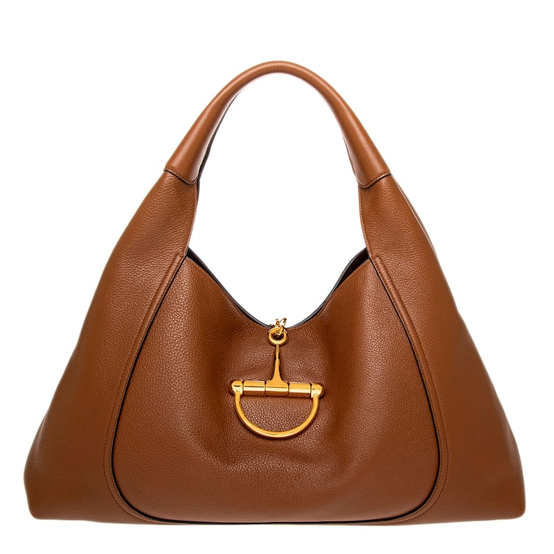 Gucci Softbit Maxi Shoulder Bag - Brown