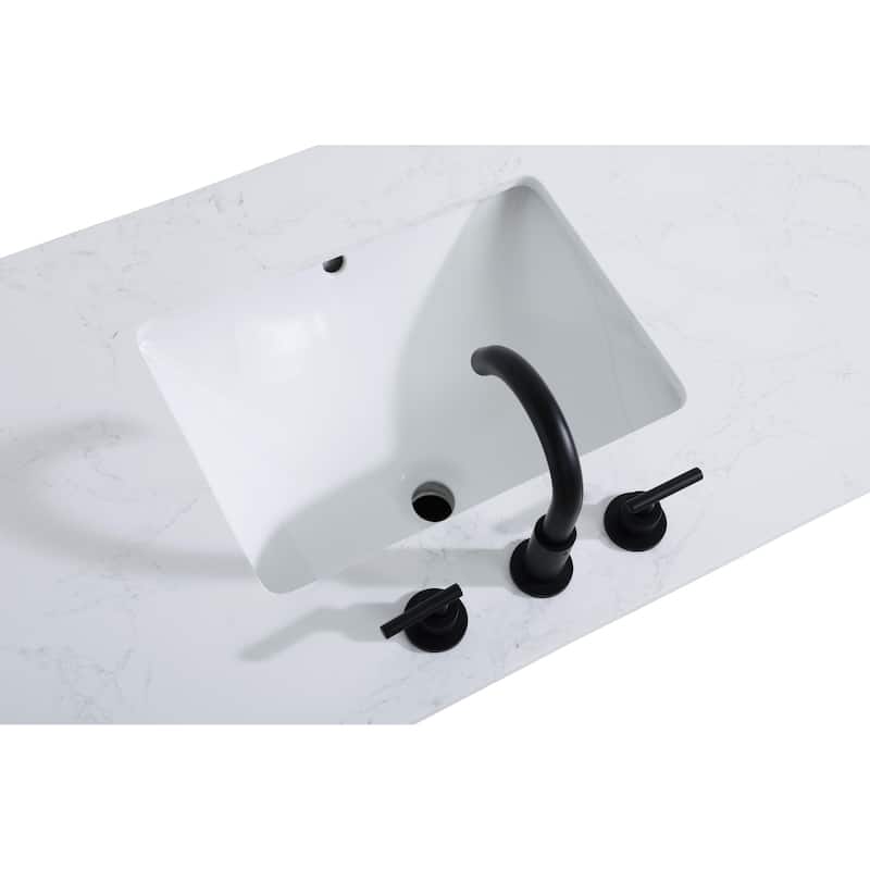 Elegant Lighting VF29360D Millie 60" Free Standing Double Basin Vanity