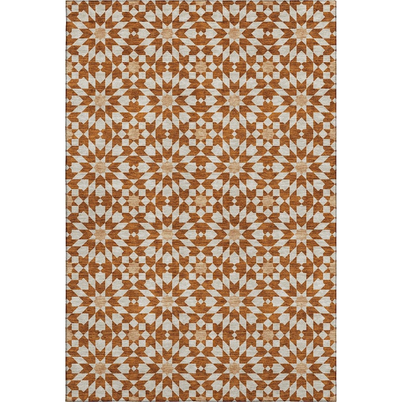 Premium Washable Super Soft Modern Mosaic Mayfield Rug