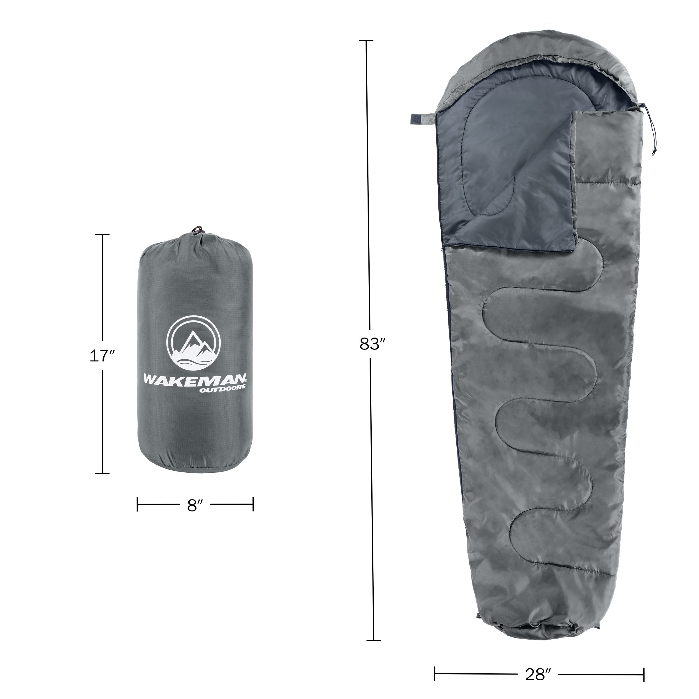 Double Sleeping Bag Litume All Season Adds Up To 27F, Lightweight