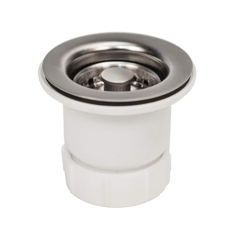 2-in Bar Basket Strainer Drain in Brushed Nickel (D-133BN)