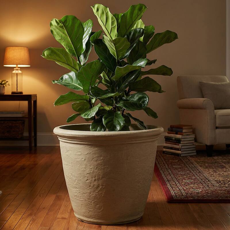 Sunnydaze Anjelica Outdoor Flower Pot Planter - 20-Inch - 4-Pack