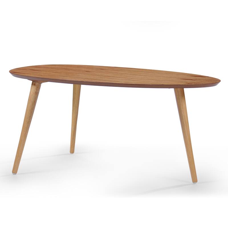 Elam Mid-Century Wood Coffee Table by Christopher Knight Home - 39.30" L x 23.60" W x 18.25" H