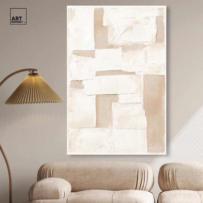 Plastered Planes III Canvas by Art Remedy, Gallery Wrapped
