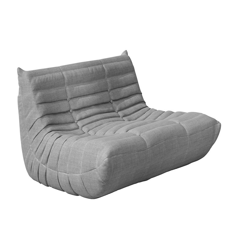 Outdoor Club Chair Patio Wood Arm Chair with Cushion Set of 2
