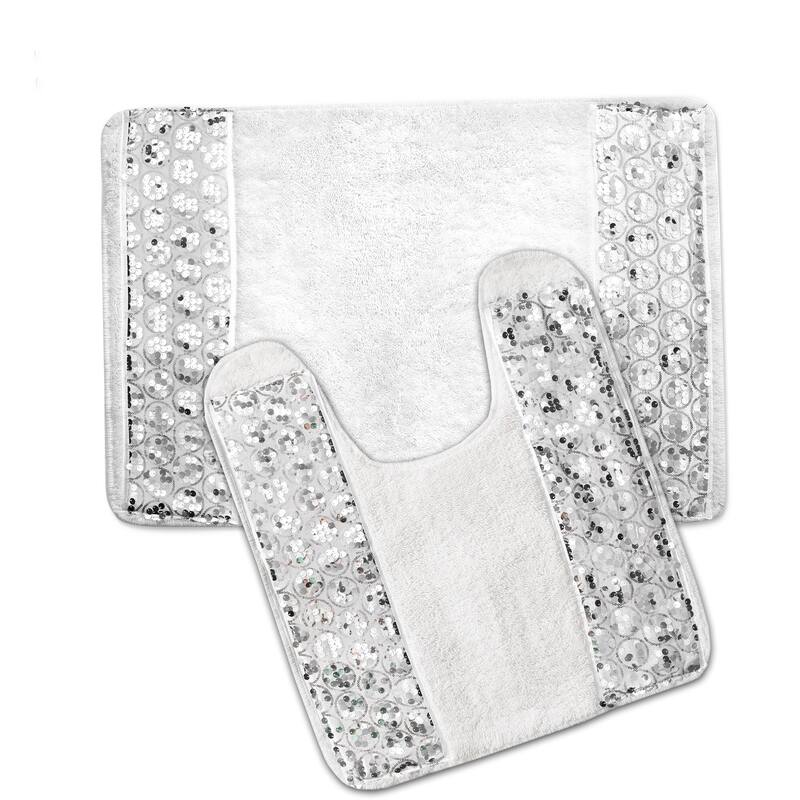 Luxury Bathroom Rug and Contour Rug Set or Separates