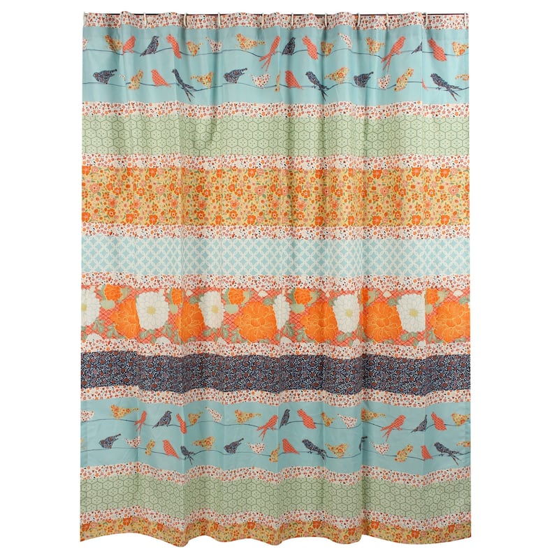 Greenland Home Fashions Penelope Mid-Century Modern Shower Curtain