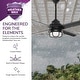 preview thumbnail 11 of 17, Hunter 54" Searow Outdoor Ceiling Fan with LED Light