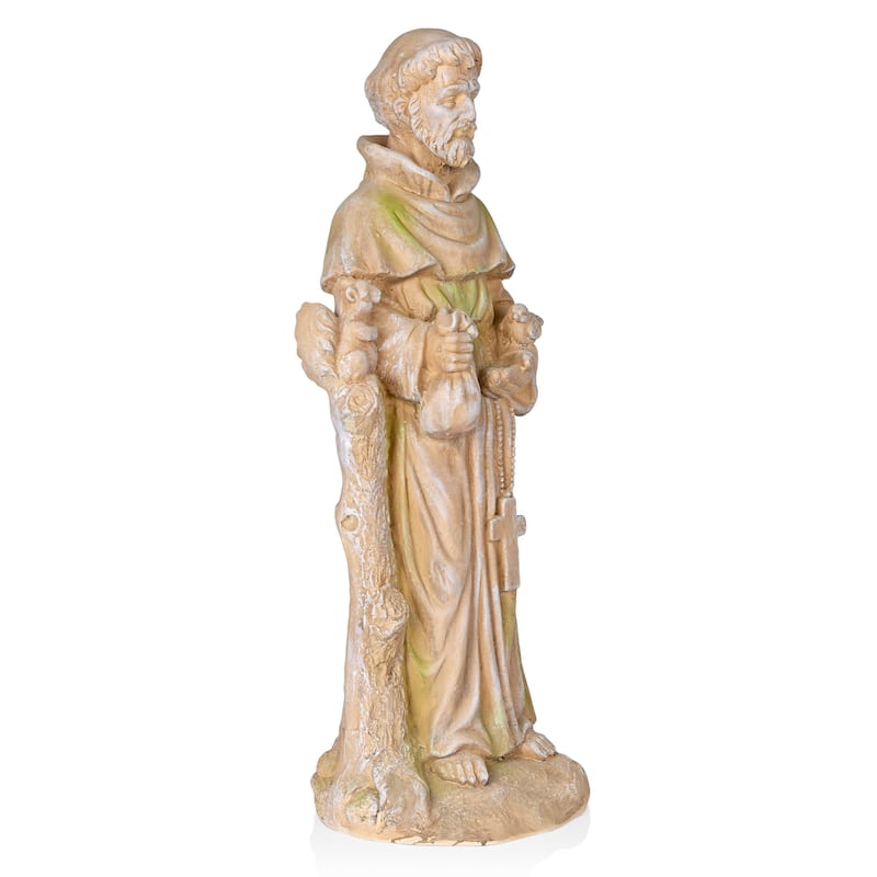 Old World St. Francis Statue