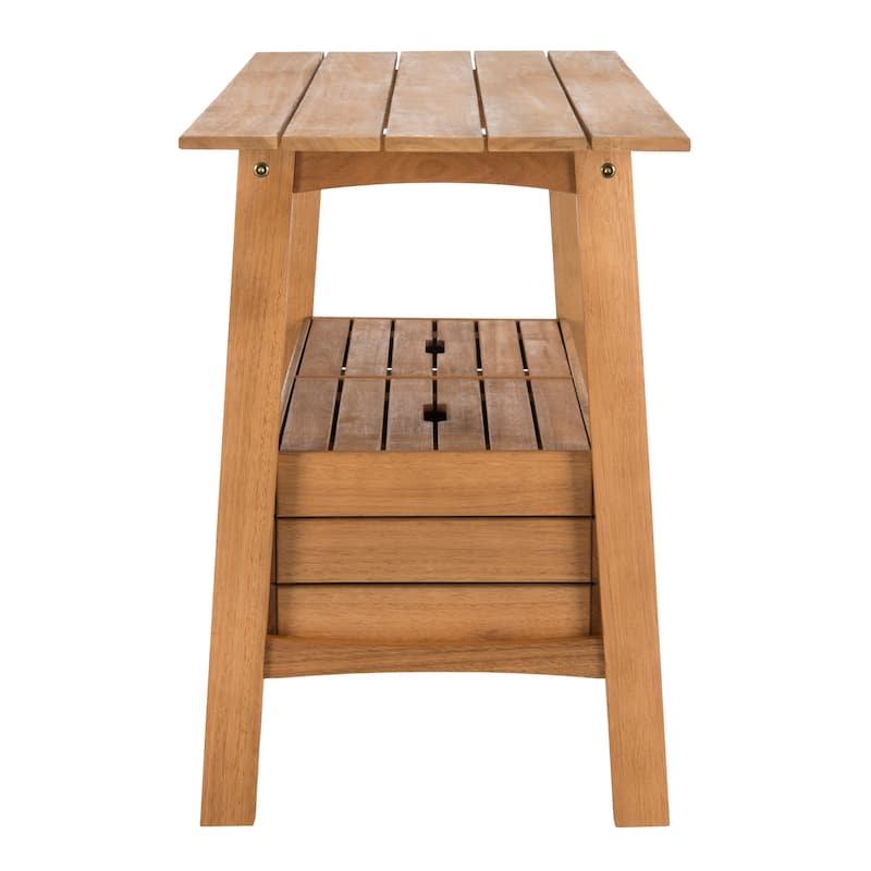 SAFAVIEH Outdoor Areli Tea Trolley - 48Wx20Dx32H