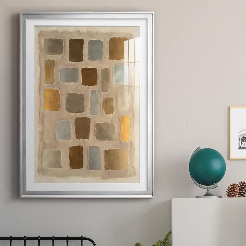 Sand Shaped II Premium Framed Print - Ready to Hang