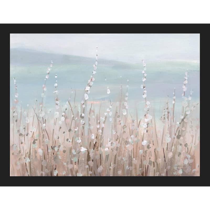 Coastal Morning Blooms Framed Poster