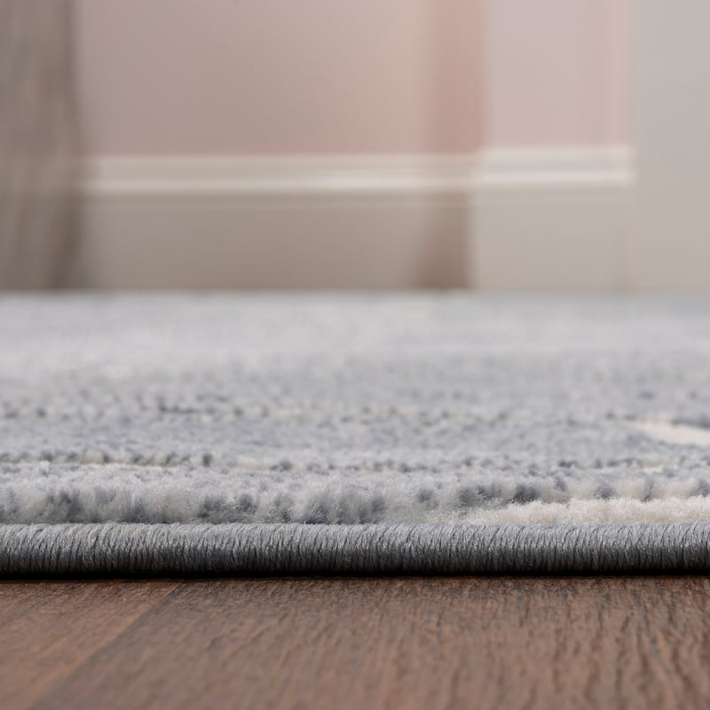 JONATHAN Y Thea Modern Scandinavian Graphic Lines High-Low Area Rug