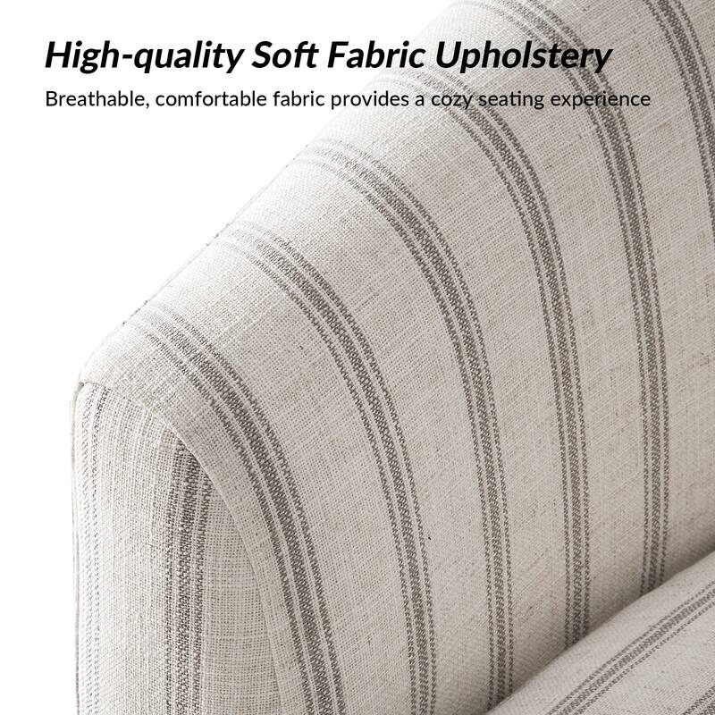 Althea Modern Genuine Leather Swivel Barrel Chair with Solid Wood Base Set of 2 By HULALA HOME