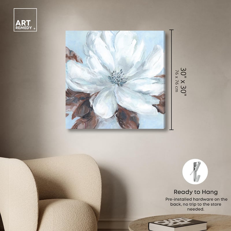 Delicate Blooms II Canvas by Art Remedy, Gallery Wrapped