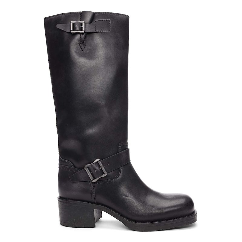 ASH Trinidad Tall Leather Harness Boot
