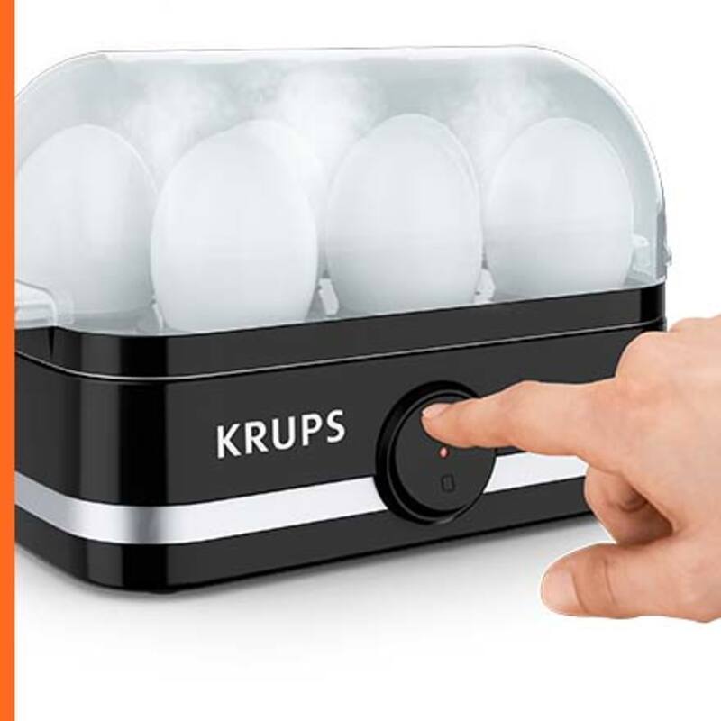 KRUPS Simply Electric Egg Cooker with Accessories, 6 Egg Capacity